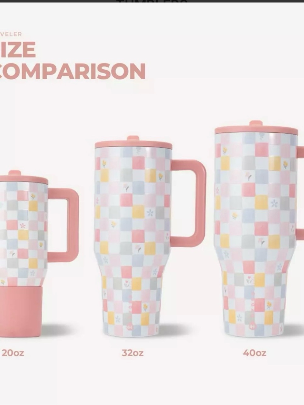 LIMITED EDITION “Pastel Checkers” 40oz Hydro Jug BNWT - Picture 2 of 5